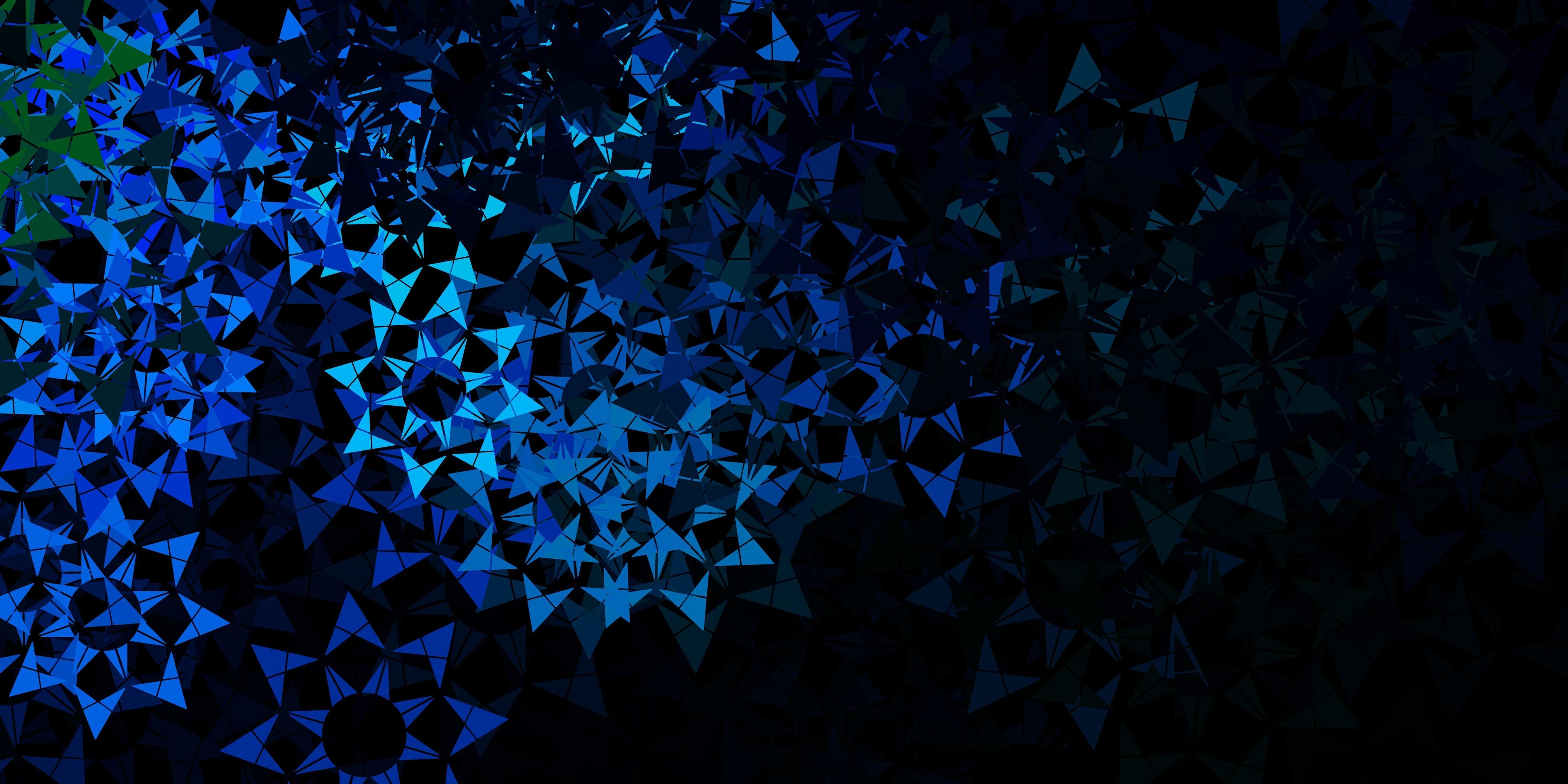 Dark blue vector background with polygonal style. 1829076 Vector Art at