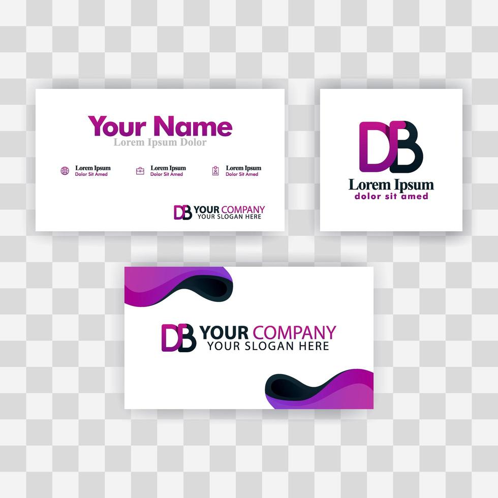 Clean Business Card Template Concept. Vector Purple Modern Creative. BE Letter logo Minimal Gradient Corporate. EB Company Luxury Logo Background. Logo E for print, marketing, identity, identification