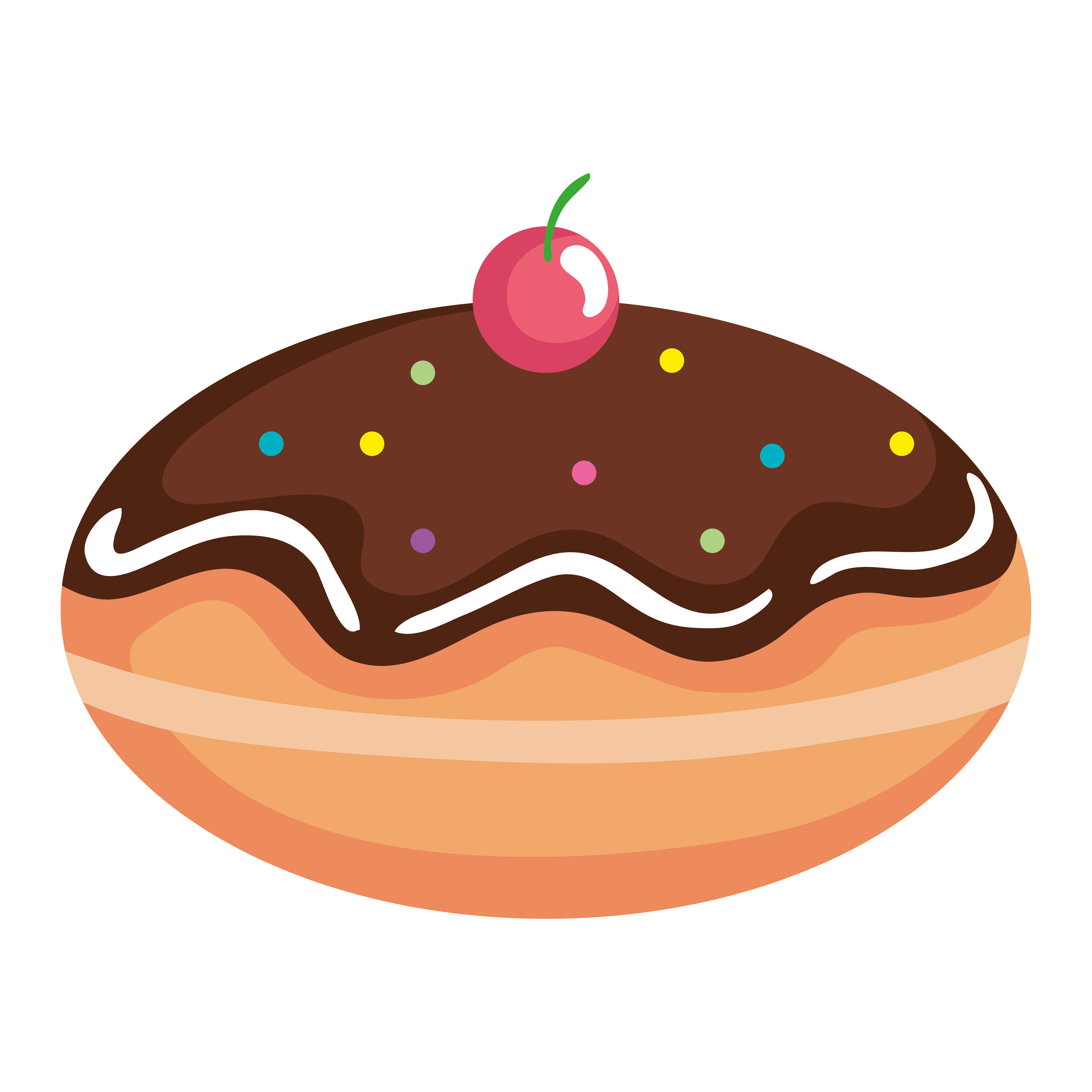 jelly doughnut clipart