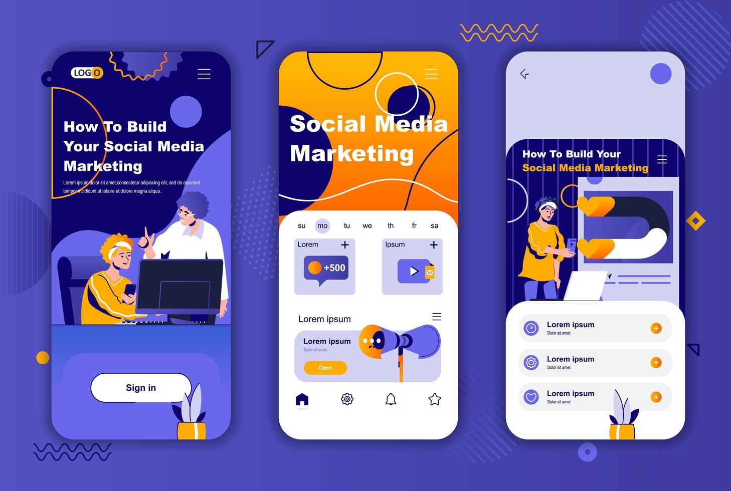 diseño único de marketing en redes sociales para historias de redes sociales. vector