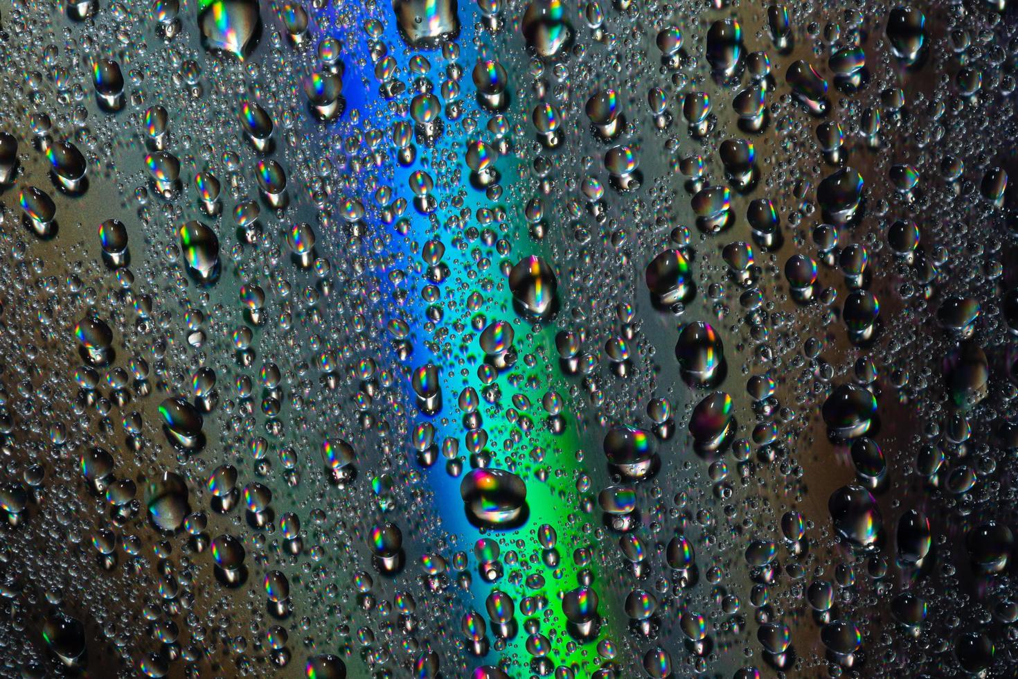 Water drops close-up photo