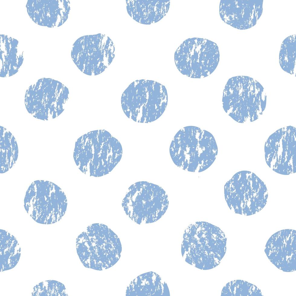 Seamless pattern with polka dot ornament. Stylish drawn dotted backdrop. Abstract textured circle ornament. vector