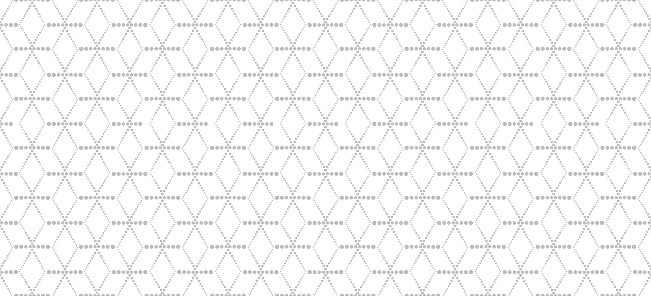 Abstract seamless pattern. Stylish dotted line ornament with geometric shapes. vector