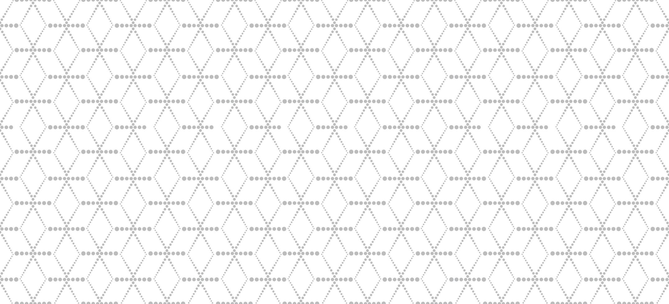 Abstract seamless pattern. Stylish dotted line ornament with geometric shapes. vector