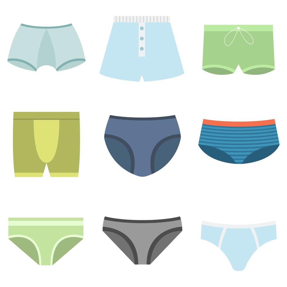 Men underpants vector design illustration isolated on white background