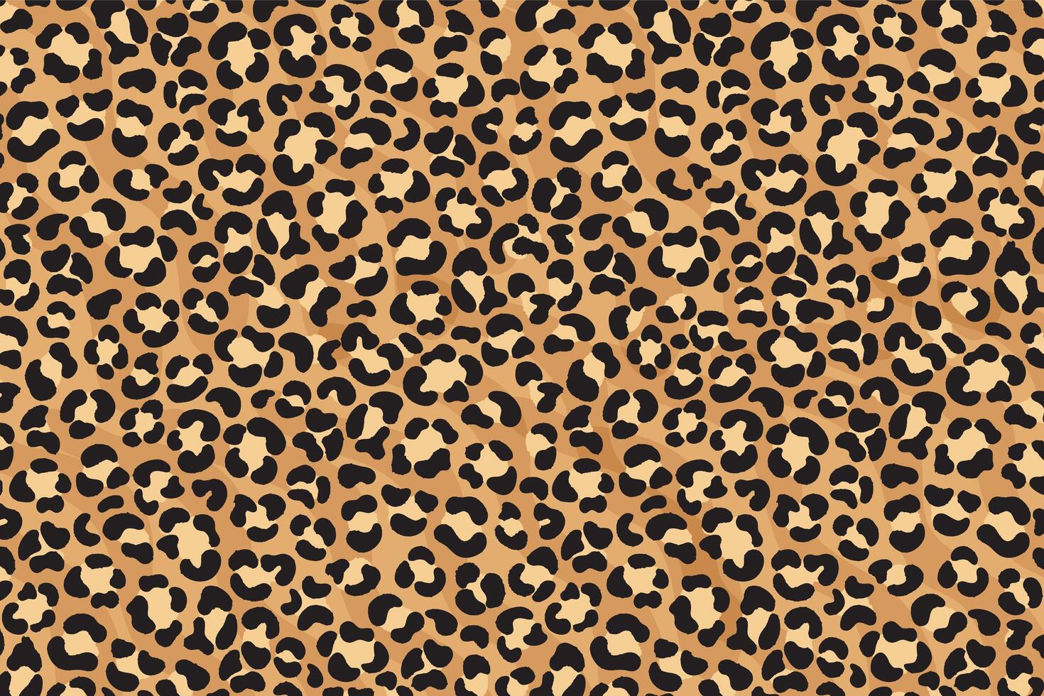 diseño de estampado de leopardo. piel de guepardo. Huella animal. vector