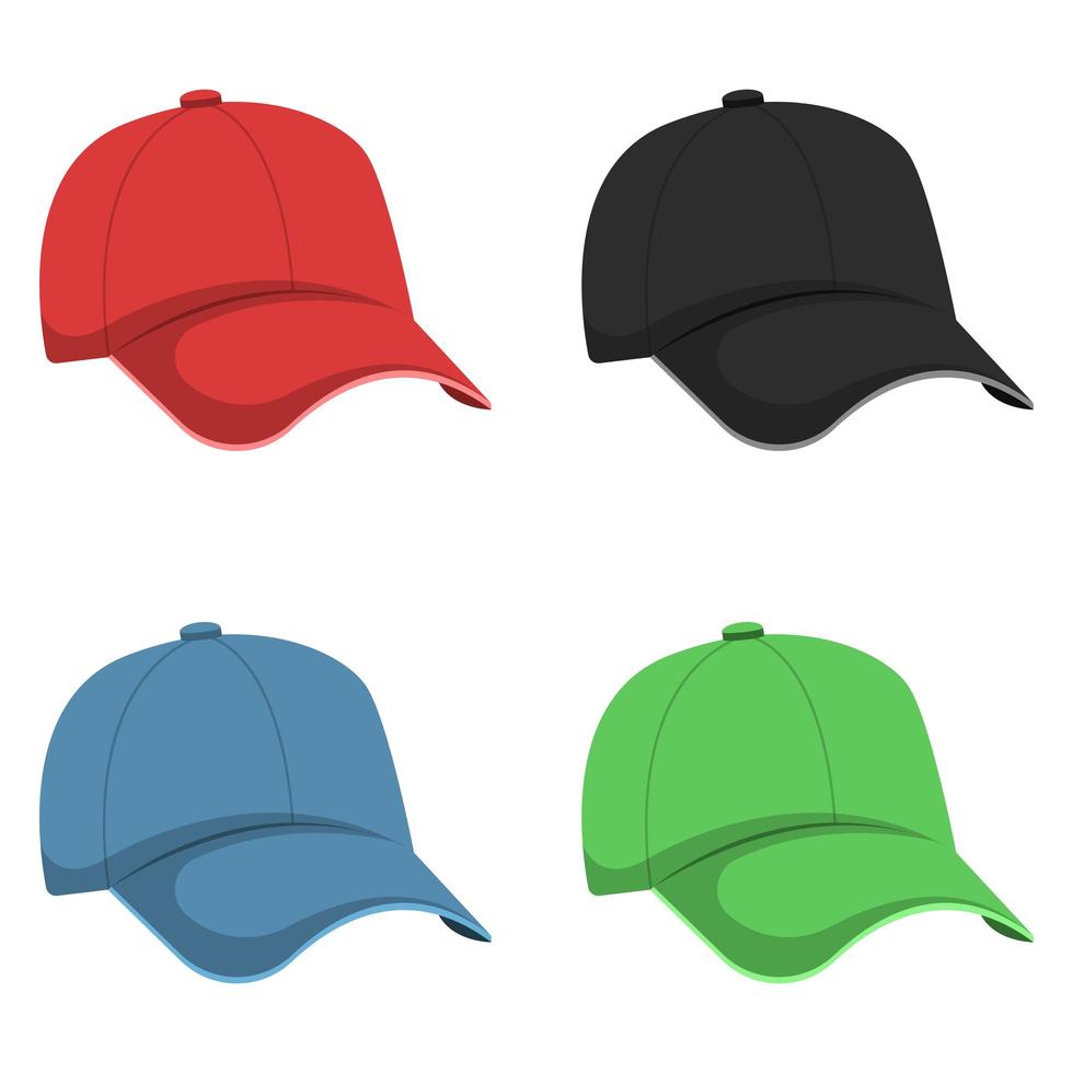 Cap vector design illustration isolated on white background