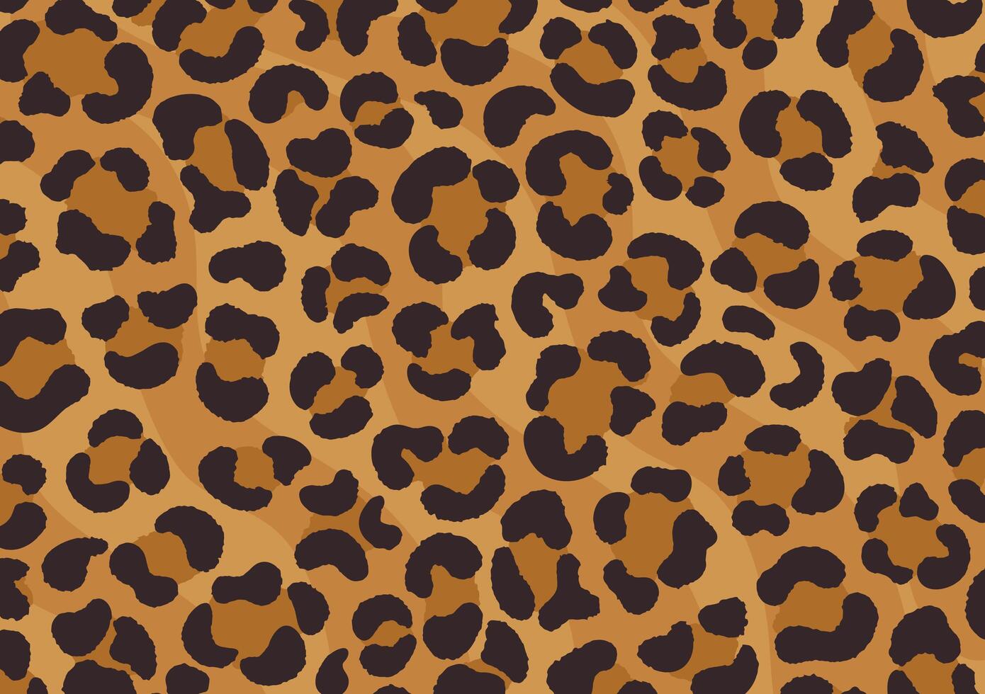 Leopard print design. Cheetah skin. Animal print. vector