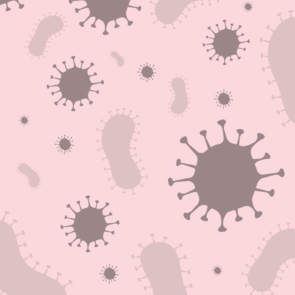 covid19 particles pandemic pattern background vector