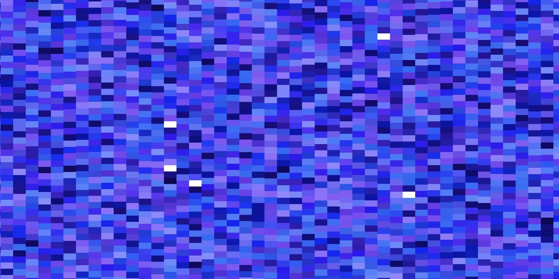 textura de vector de color rosa claro, azul en estilo rectangular.