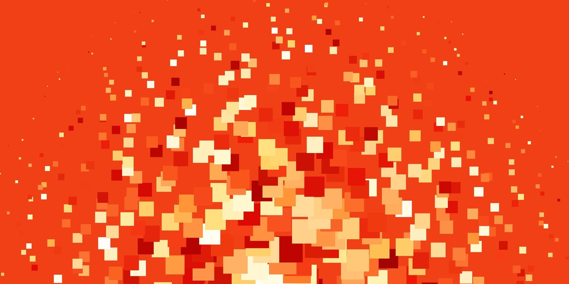 Light Orange vector pattern in square style.