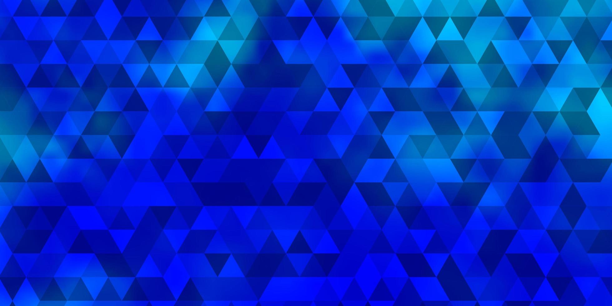 Light BLUE vector backdrop with lines, triangles.