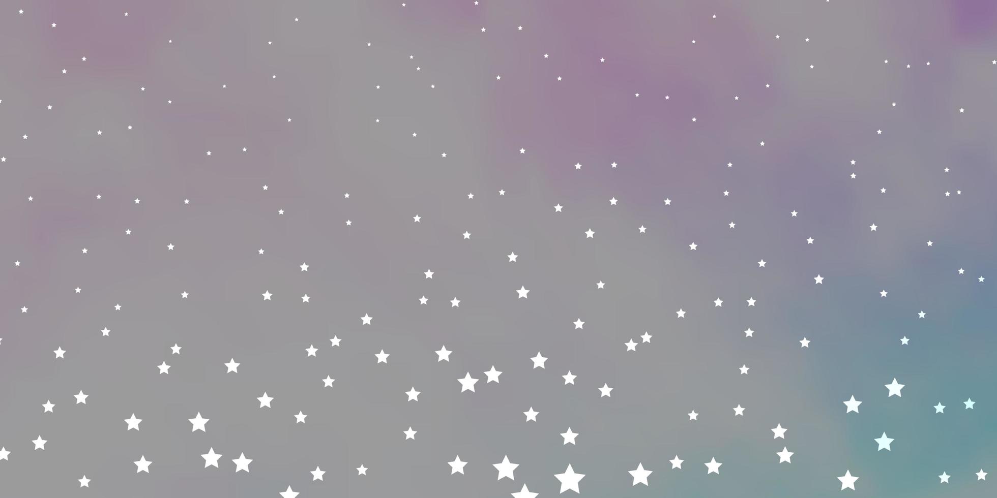 Fondo de vector de color rosa oscuro, azul con estrellas de colores.