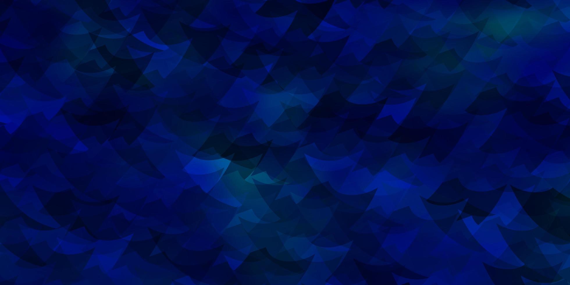 Light BLUE vector backdrop with lines, triangles.