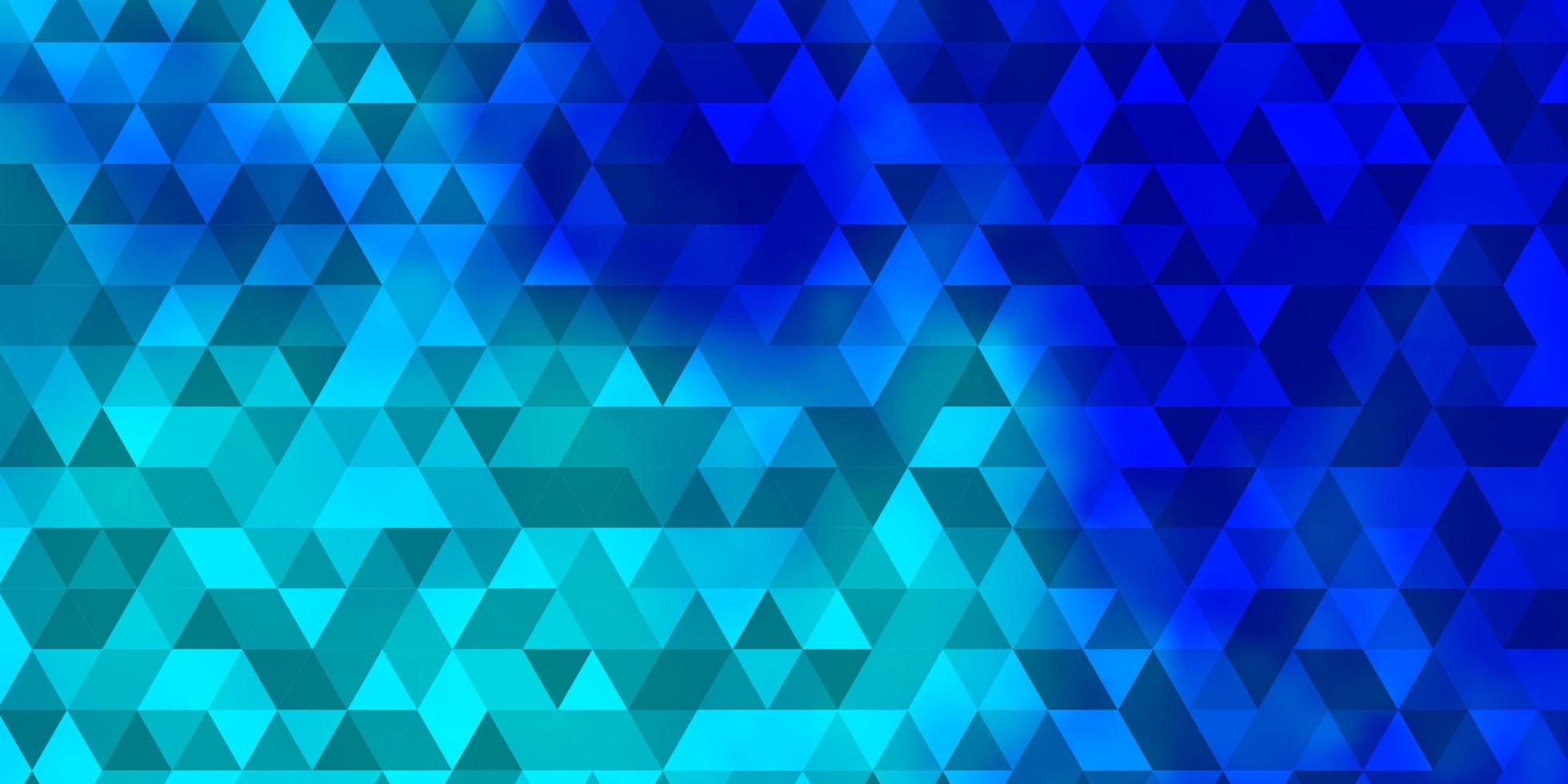 Light BLUE vector backdrop with lines, triangles.