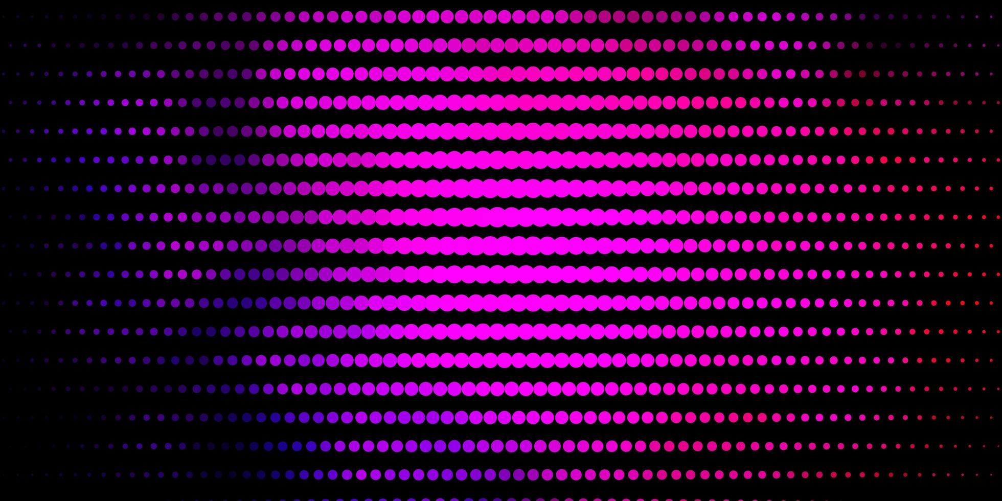 Fondo de vector de color rosa oscuro, azul con puntos.