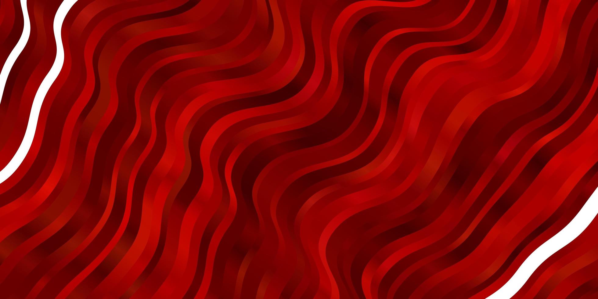 Light Red vector background with wry lines.