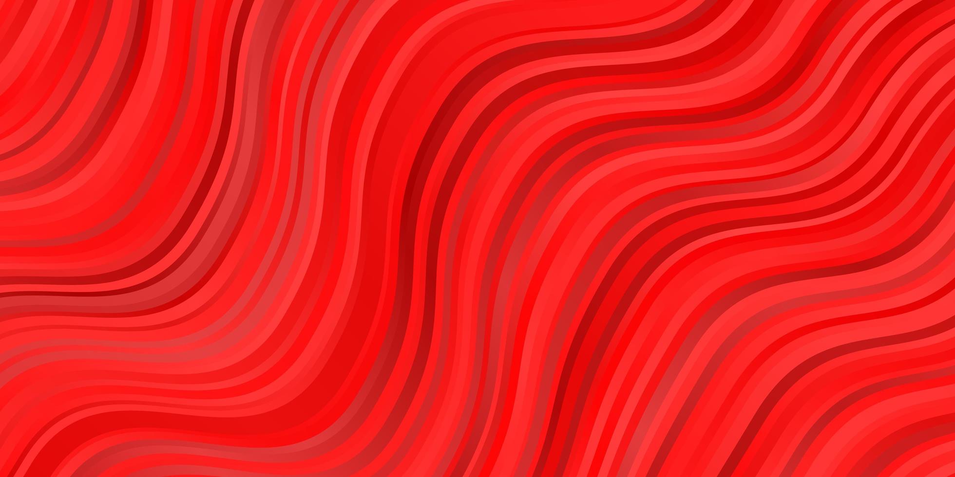 Light Red vector background with wry lines.