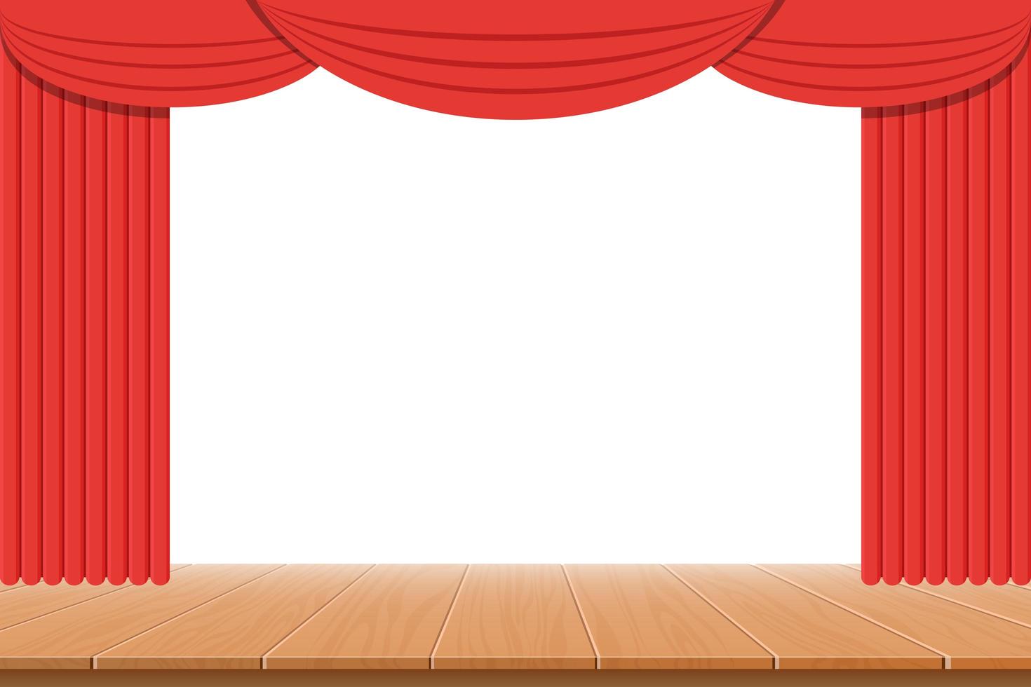 Theater curtain vector design illustration