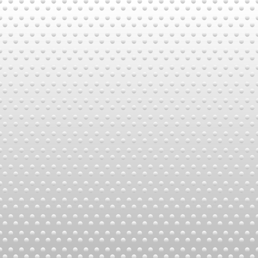 Abstract white and gray circles geometric hole pattern background and texture. vector