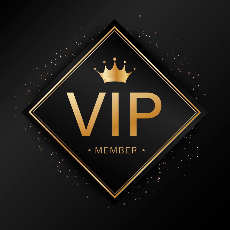 Black Decorative Card with Glitter and Golden Diamond Label 1838272