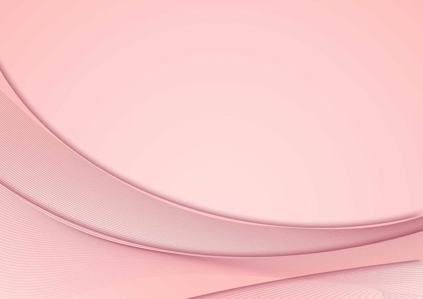 Abstract background pink curve with line elements. vector