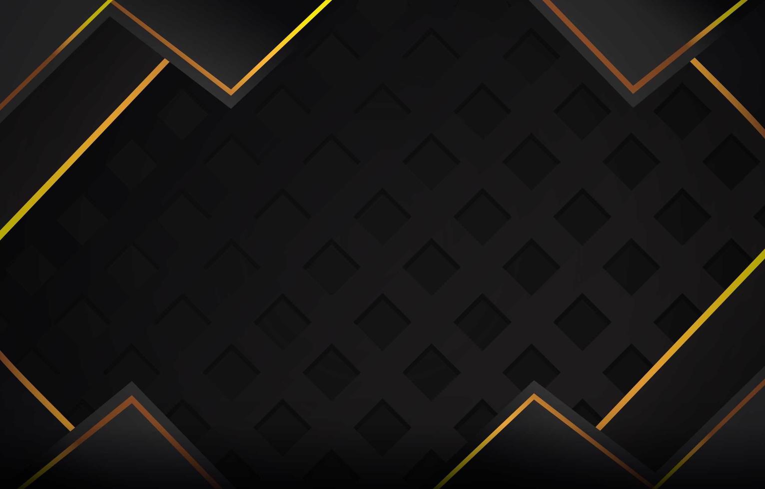 Golden Black premium background vector