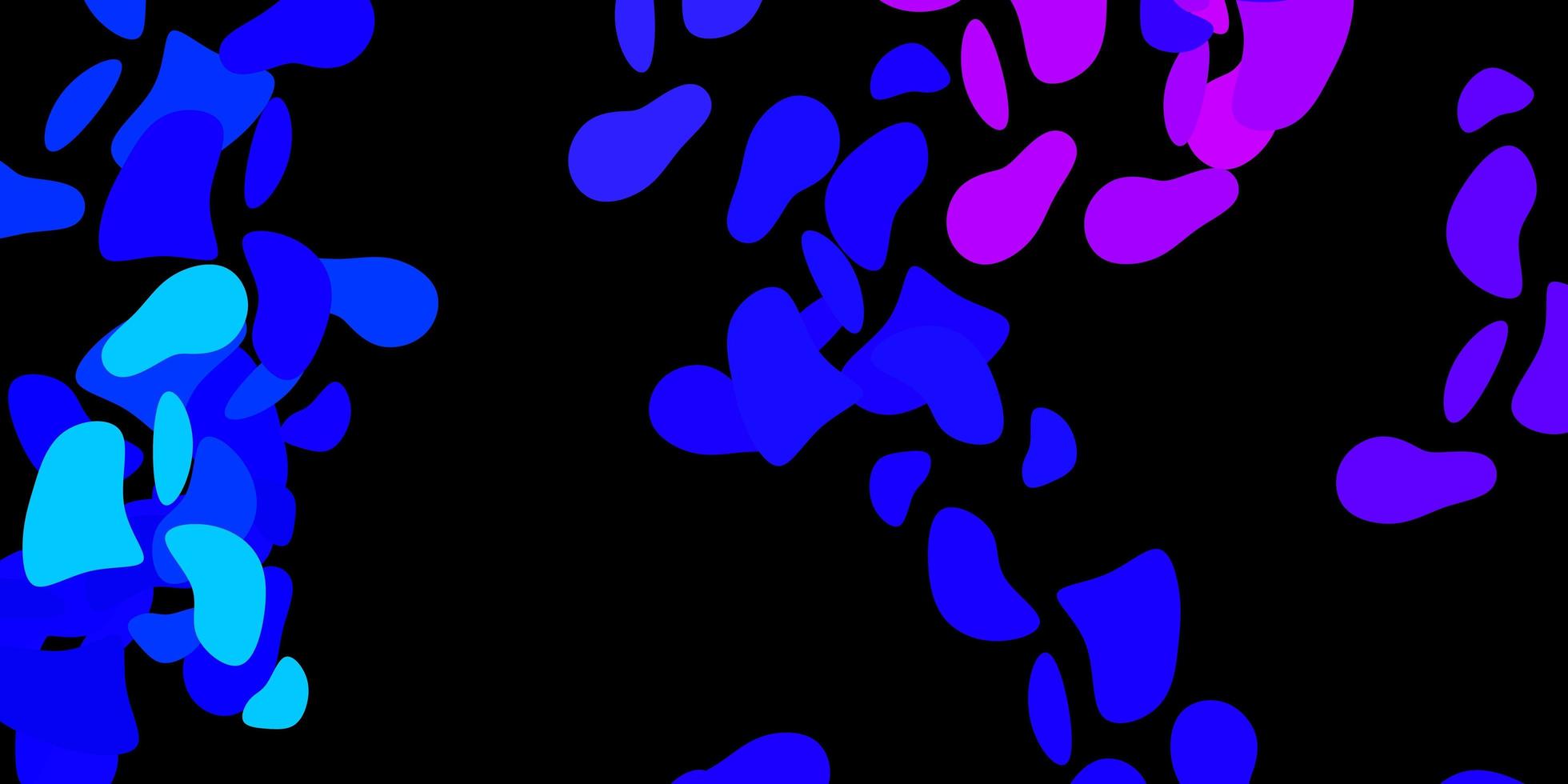 textura de vector de color rosa oscuro, azul con formas de memphis.