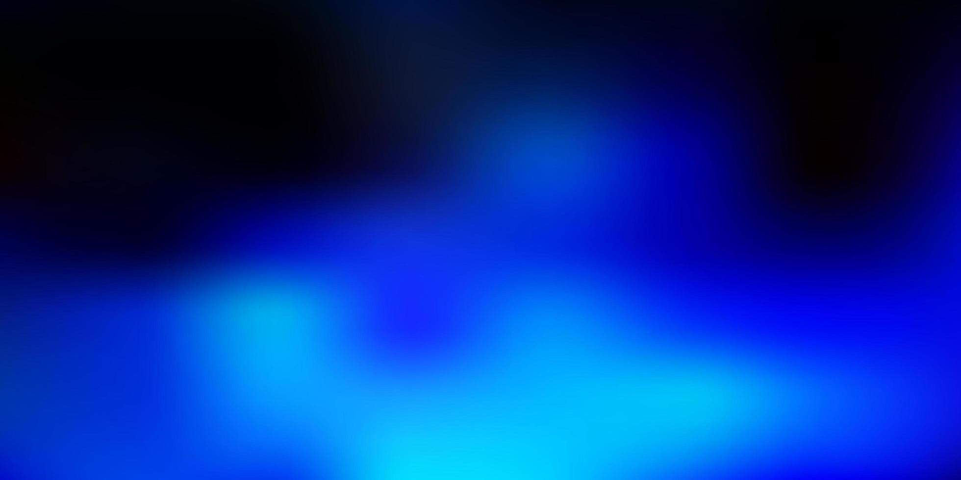 Dark blue vector gradient blur template.