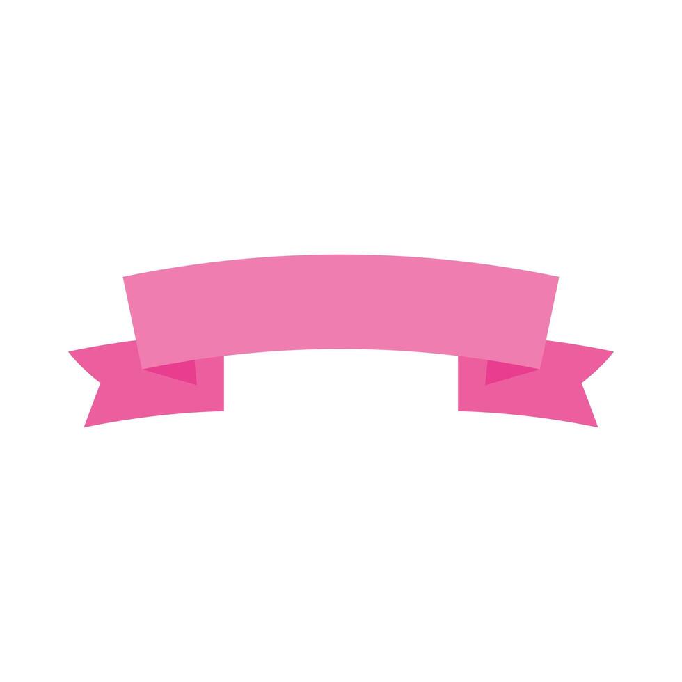 ribbon frame decoration isolated icon vector
