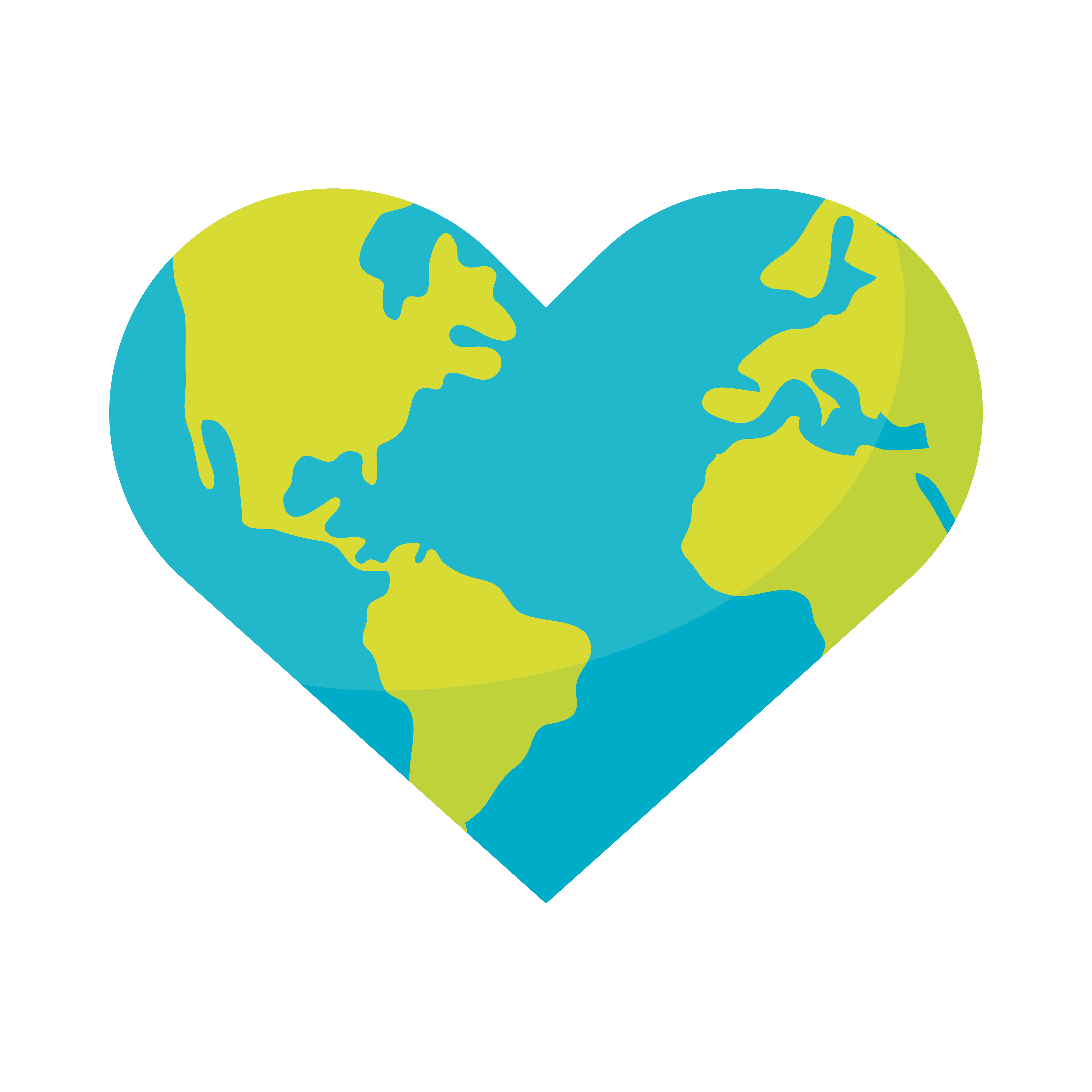 world planet earth with heart shape 1838887 Vector Art at Vecteezy