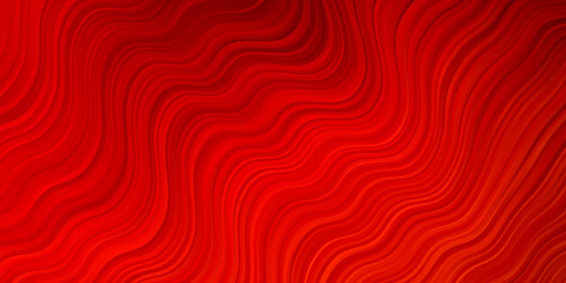 Dark Red vector backdrop with bent lines.