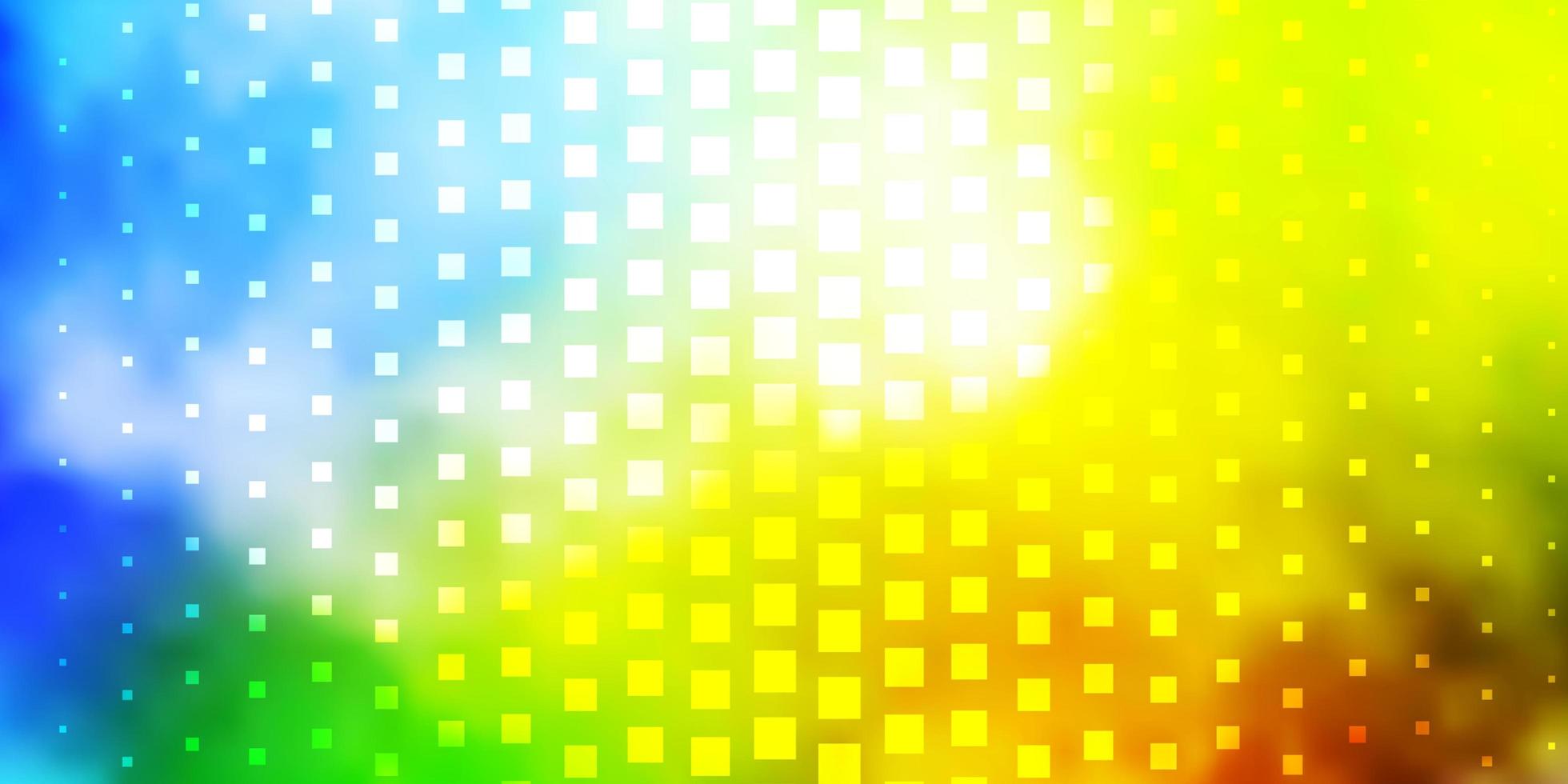 Light Multicolor vector background with rectangles.