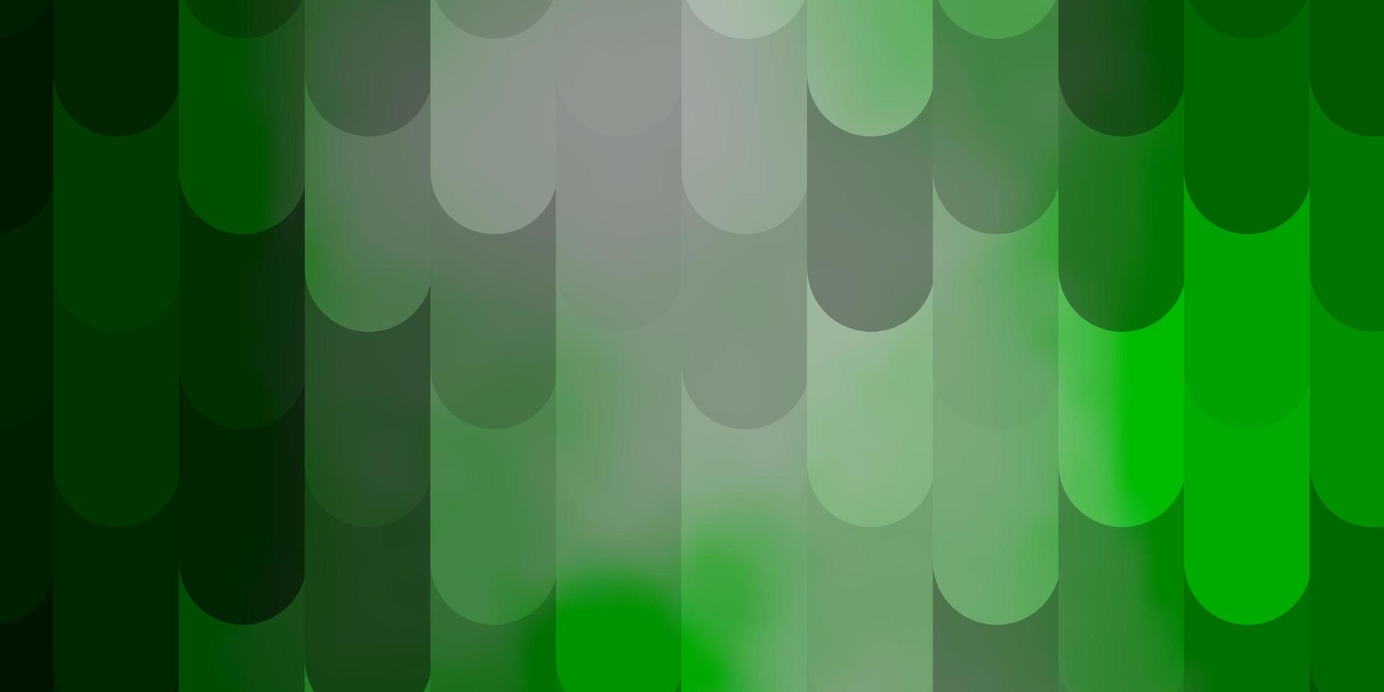 Telón de fondo de vector verde claro con líneas.