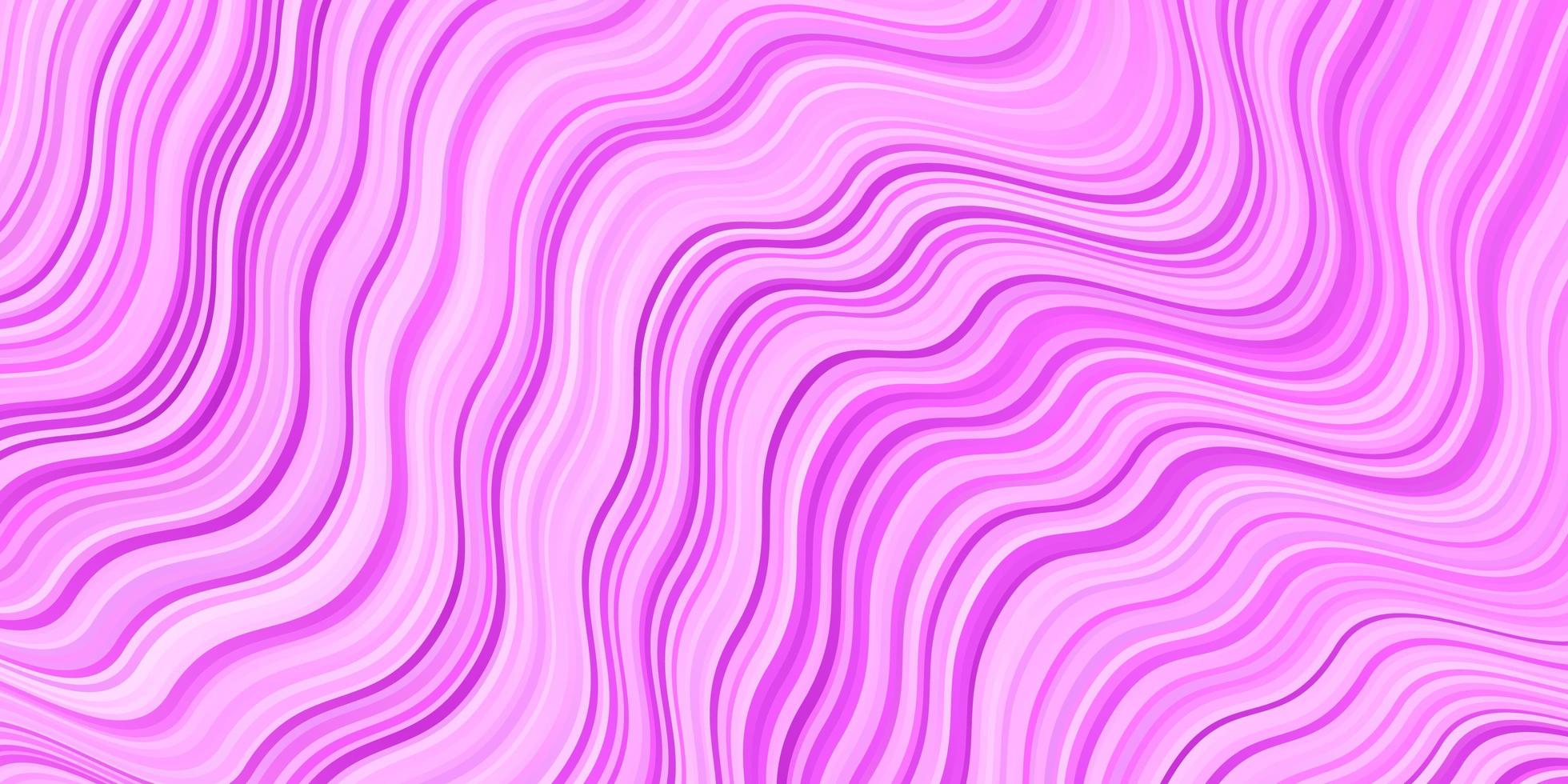 Light Pink vector pattern with wry lines.