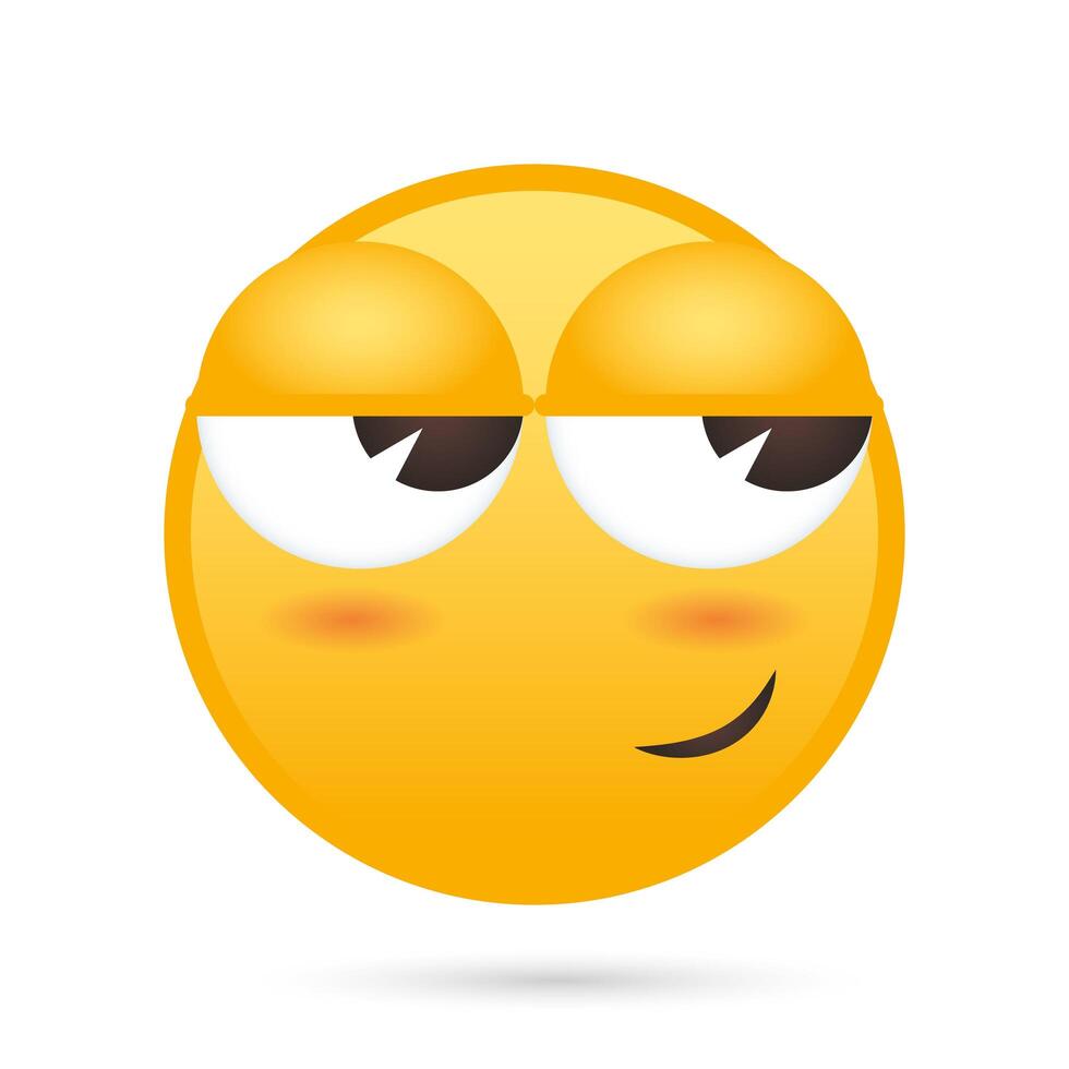 emoji face suspect funny character vector