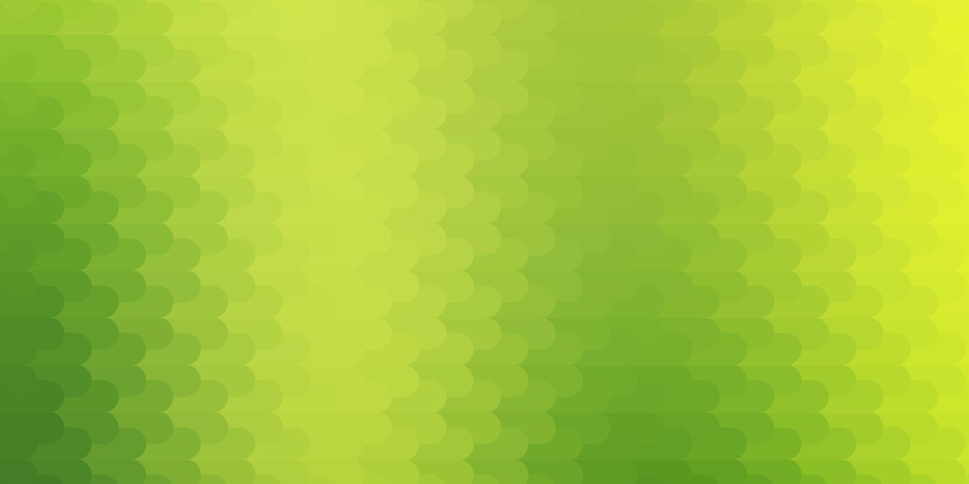 plantilla de vector verde claro, amarillo con líneas.
