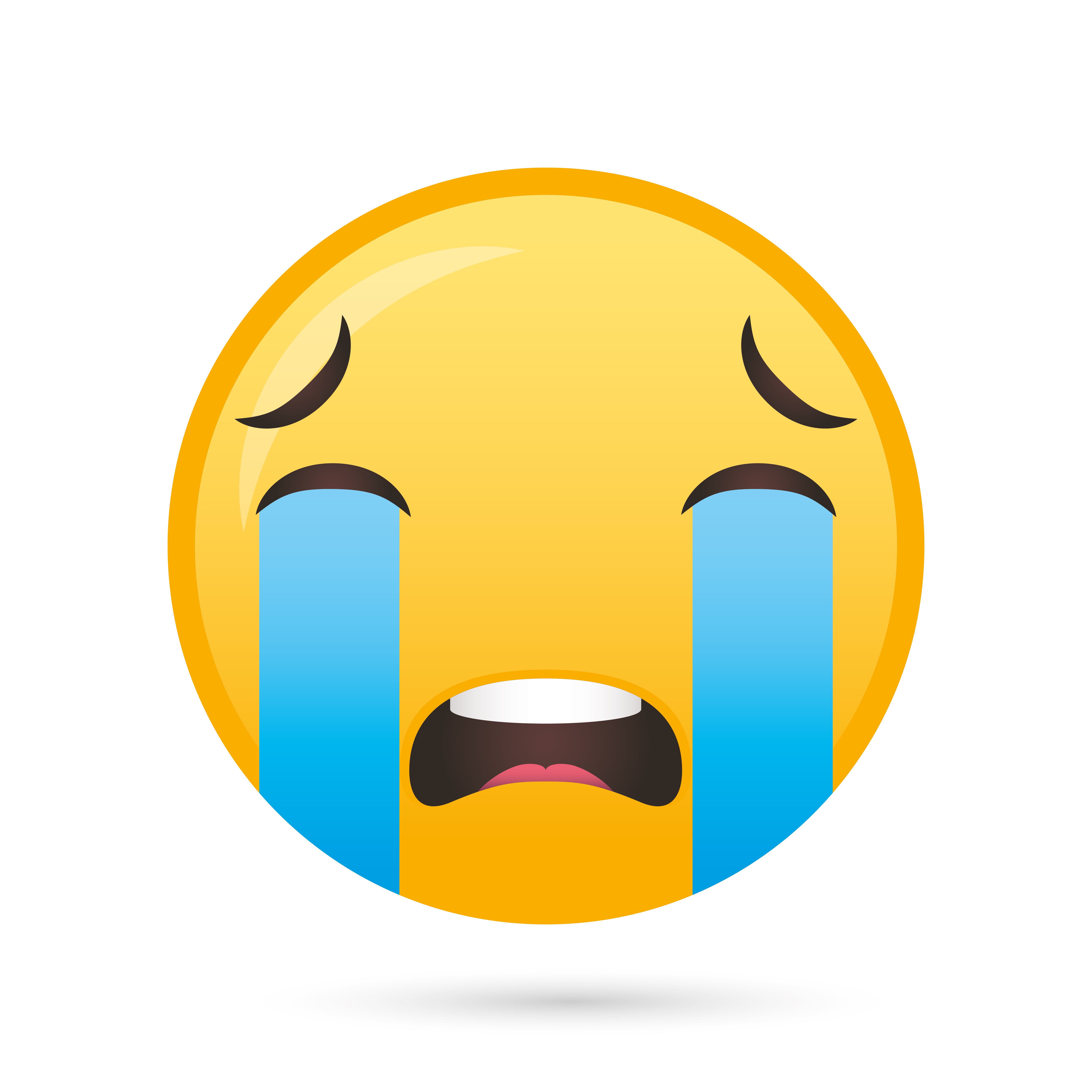 Download Crying Emoji Png Clipart Face With Tears Of Joy Emoji Sad ...