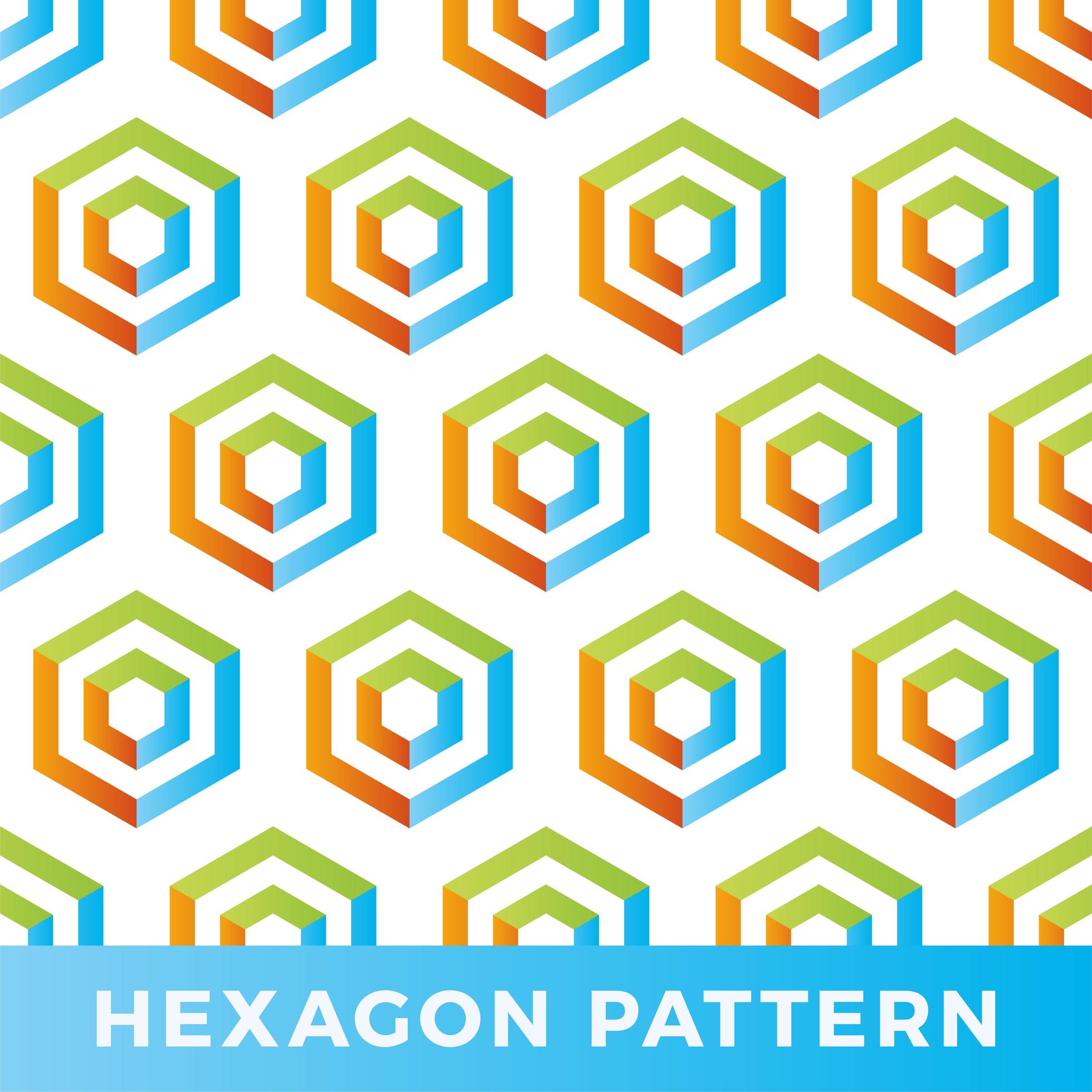 Vector hexagon arrow seamless geometric pattern 1840043 Vector Art at
