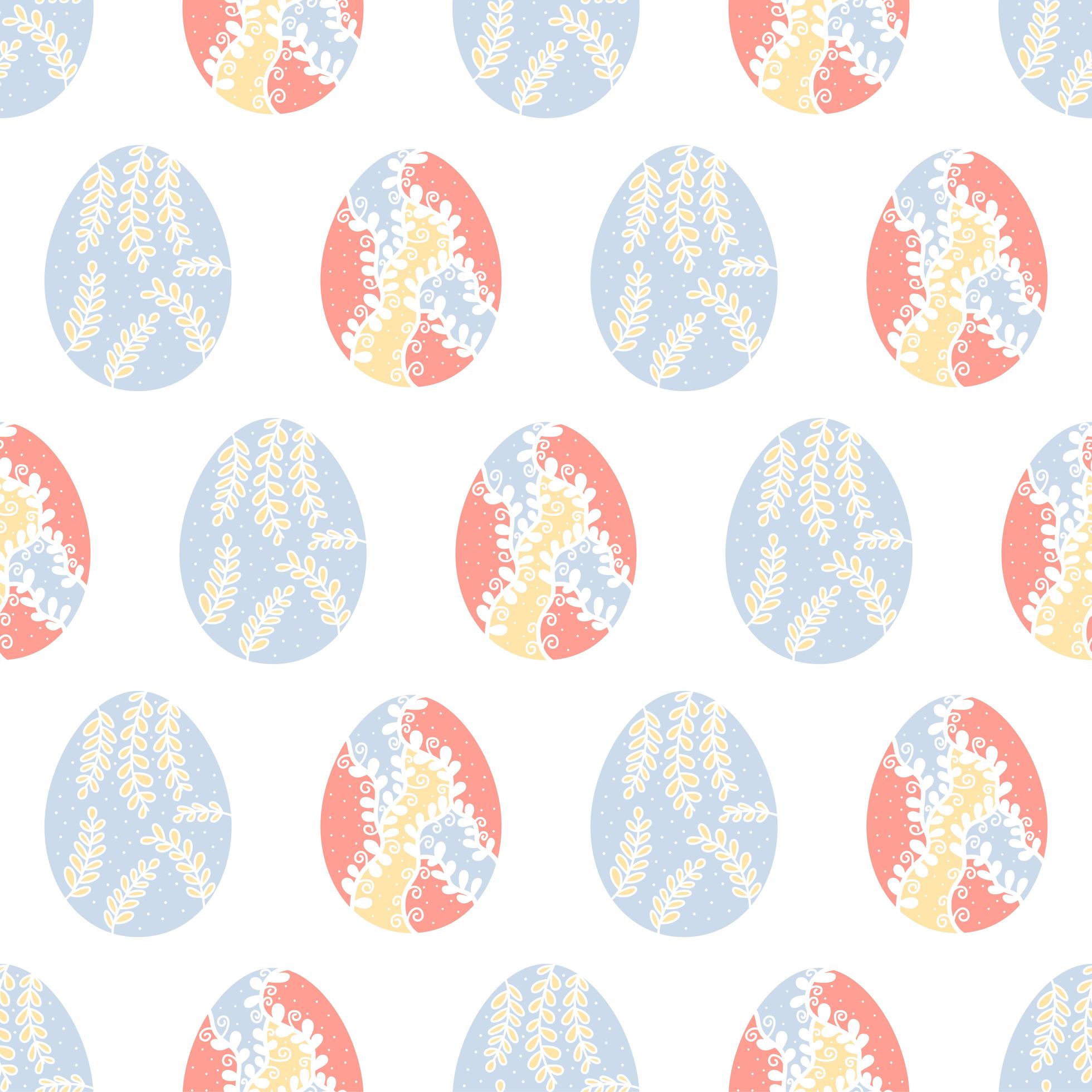 Easter egg seamless pattern 1840044 Vector Art at Vecteezy