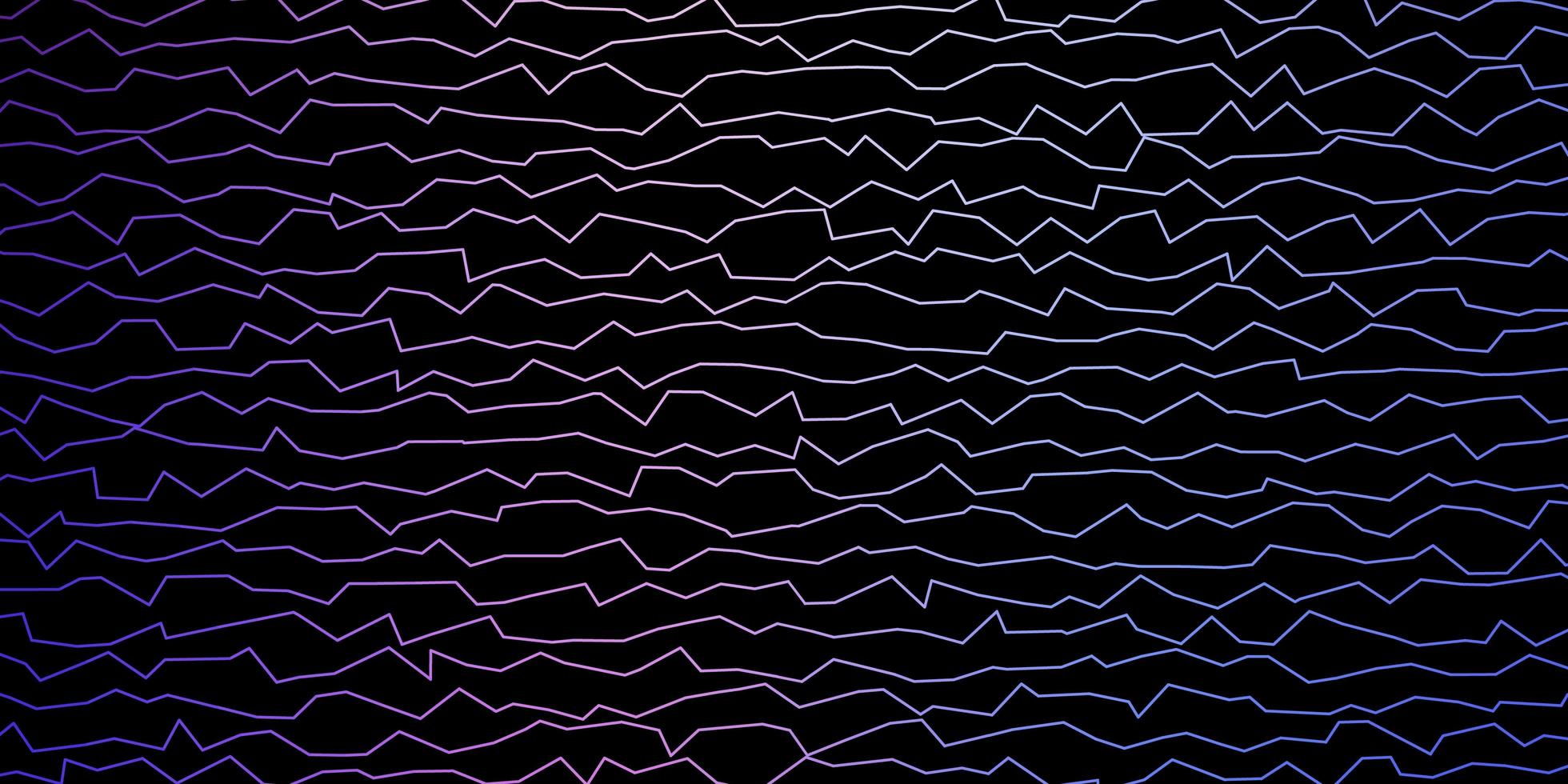 Dark Multicolor vector pattern with wry lines.