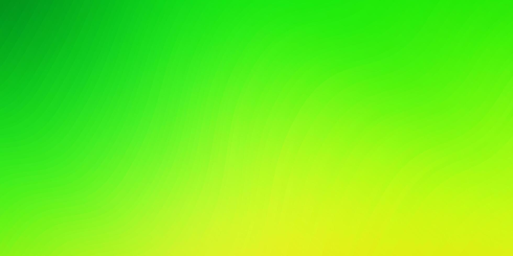 Light Green, Yellow vector pattern with wry lines.