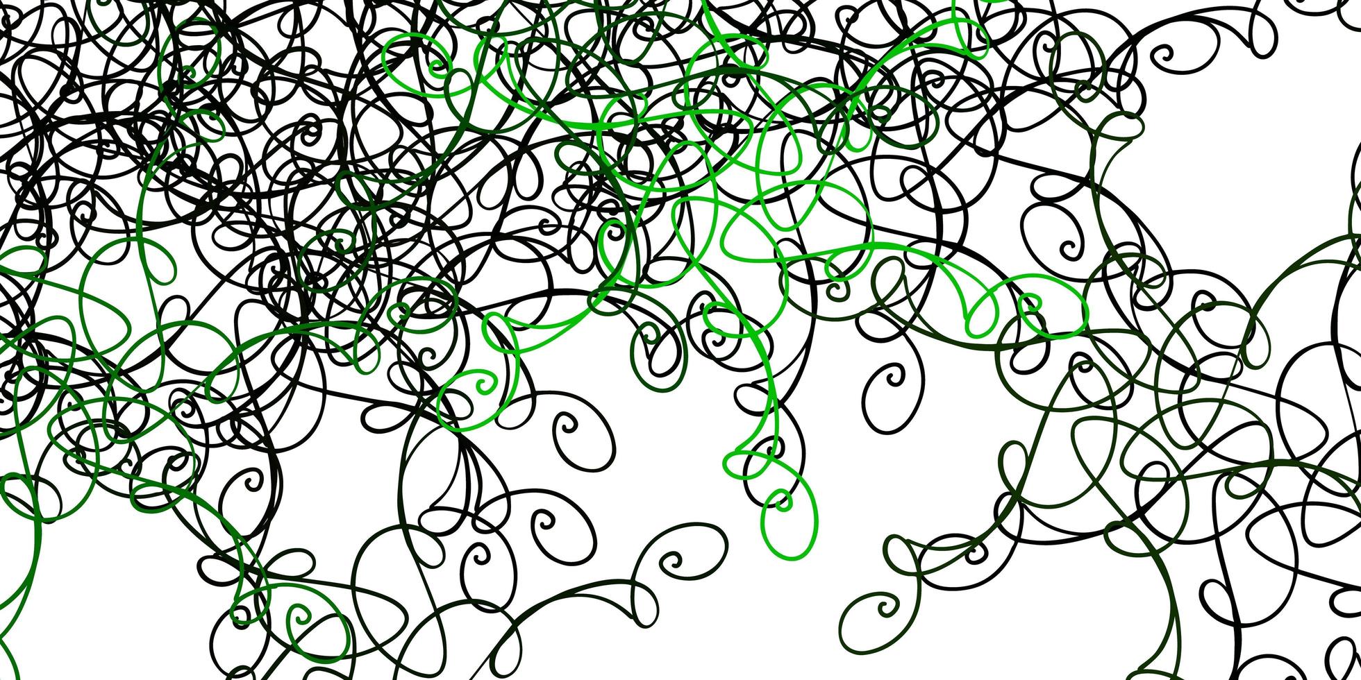 Light Green vector template with curves.