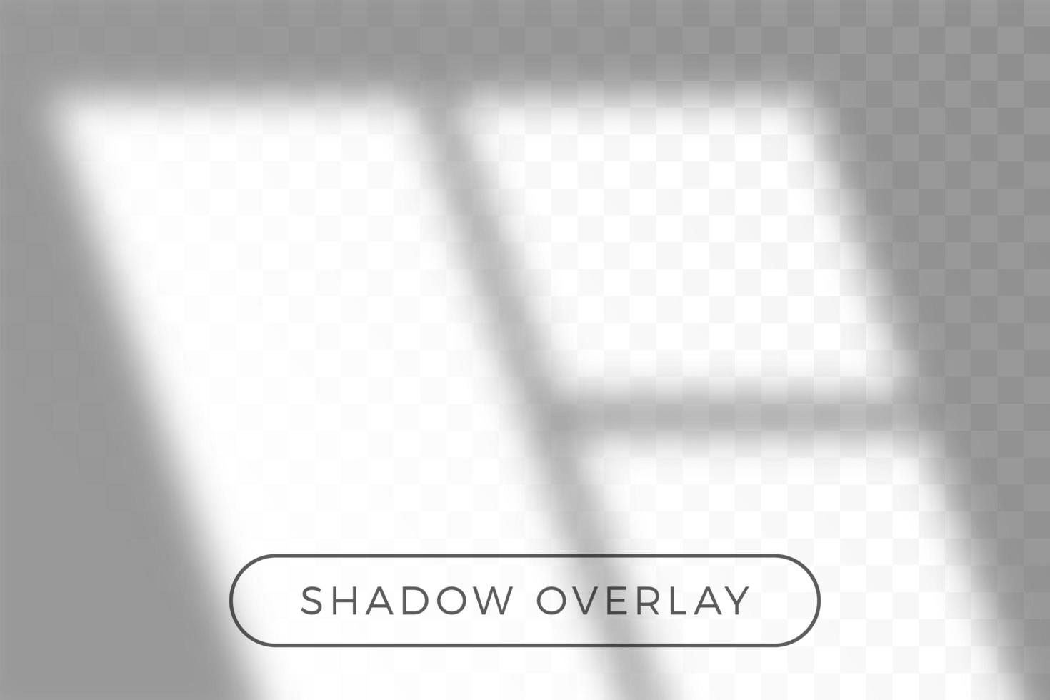 Overlay shadow of natural lighting vector