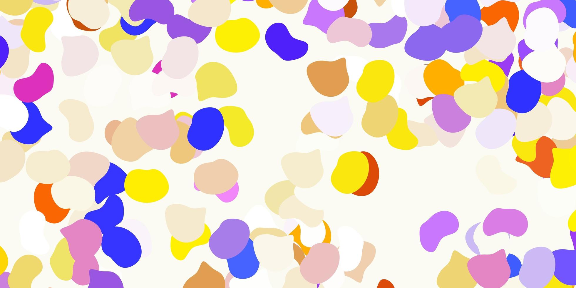 Light blue, red vector pattern with abstract shapes.