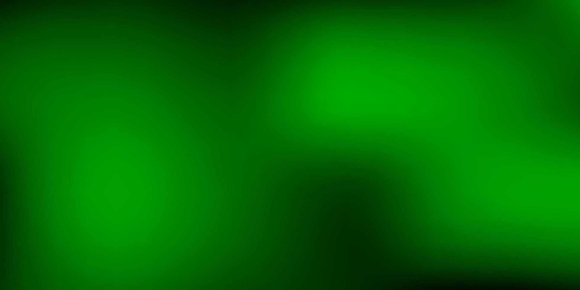 Dark Green vector abstract blur backdrop.