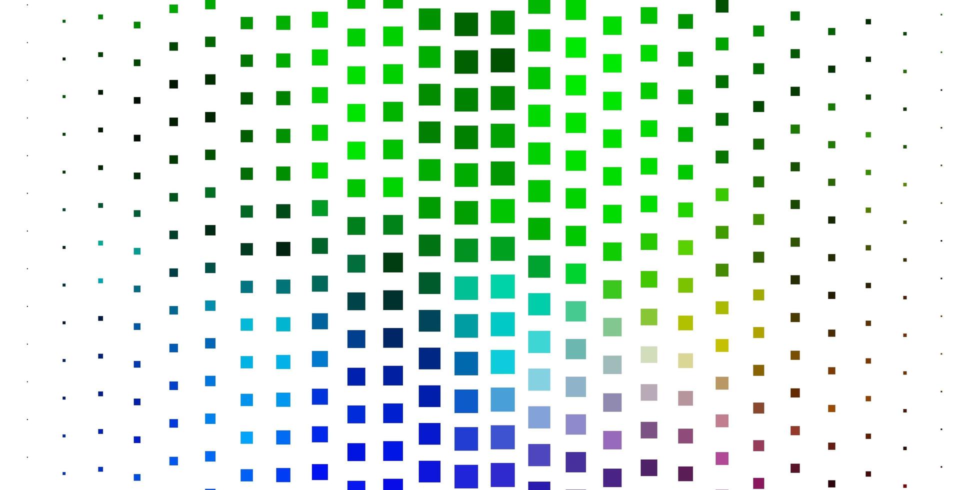 Light Multicolor vector template in rectangles.