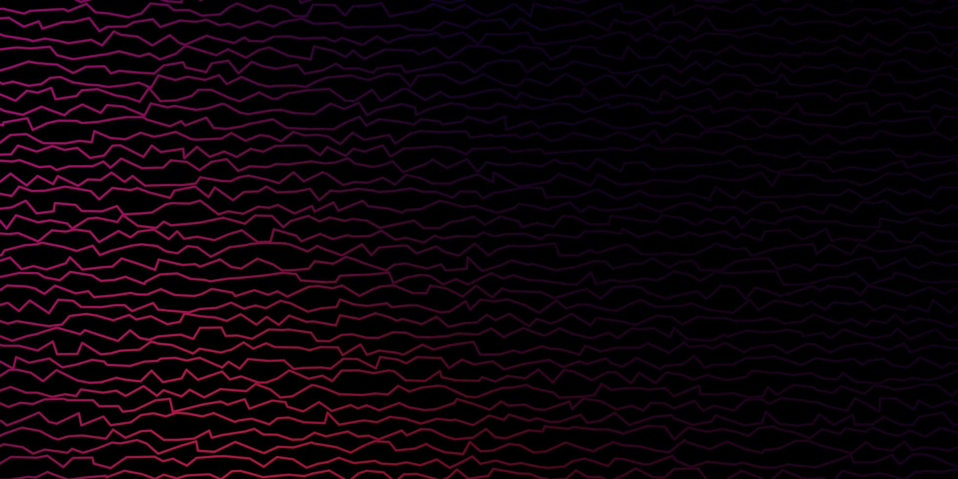 Dark Pink vector template with lines.