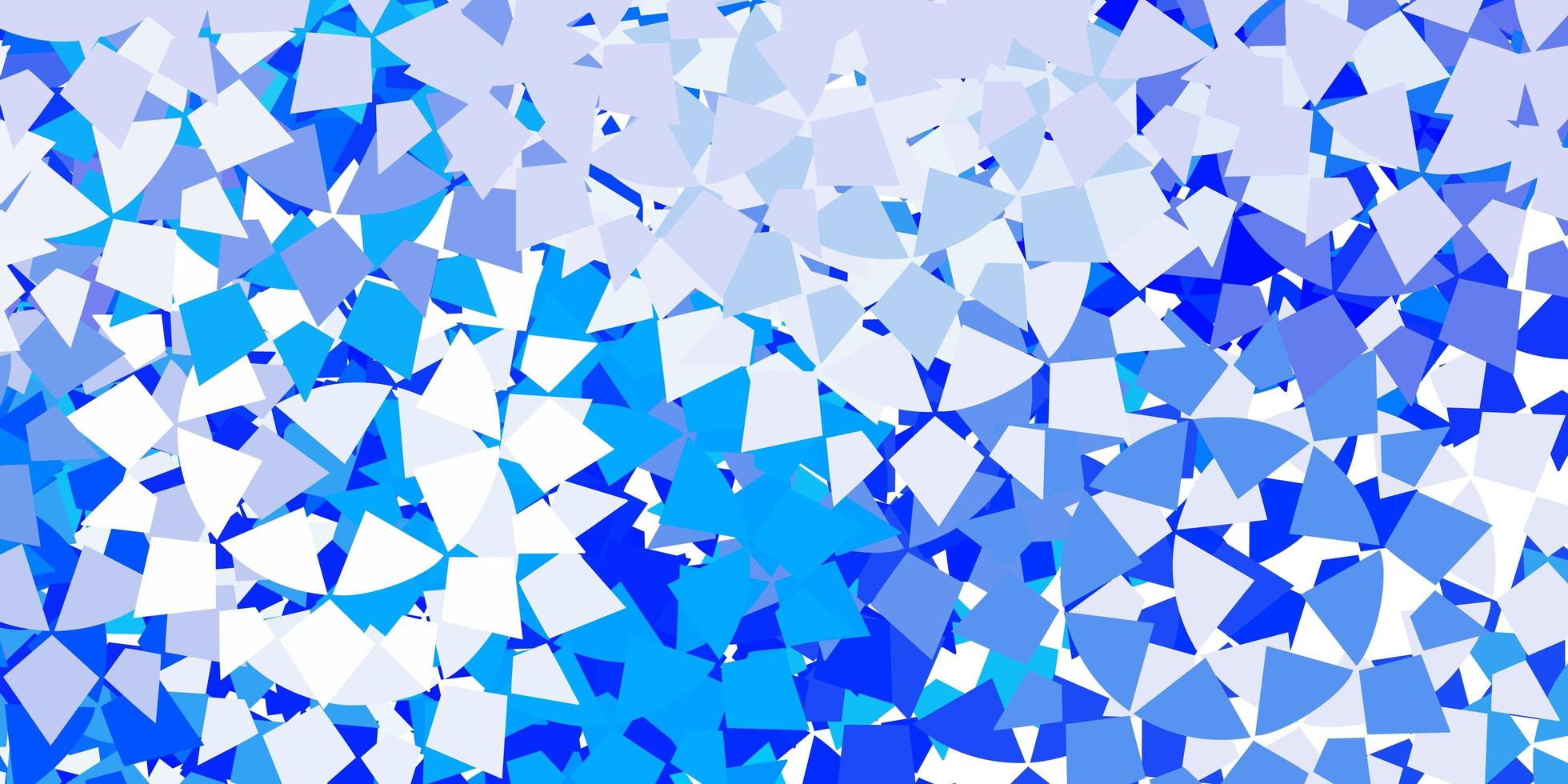 Light blue vector backdrop with lines, triangles.