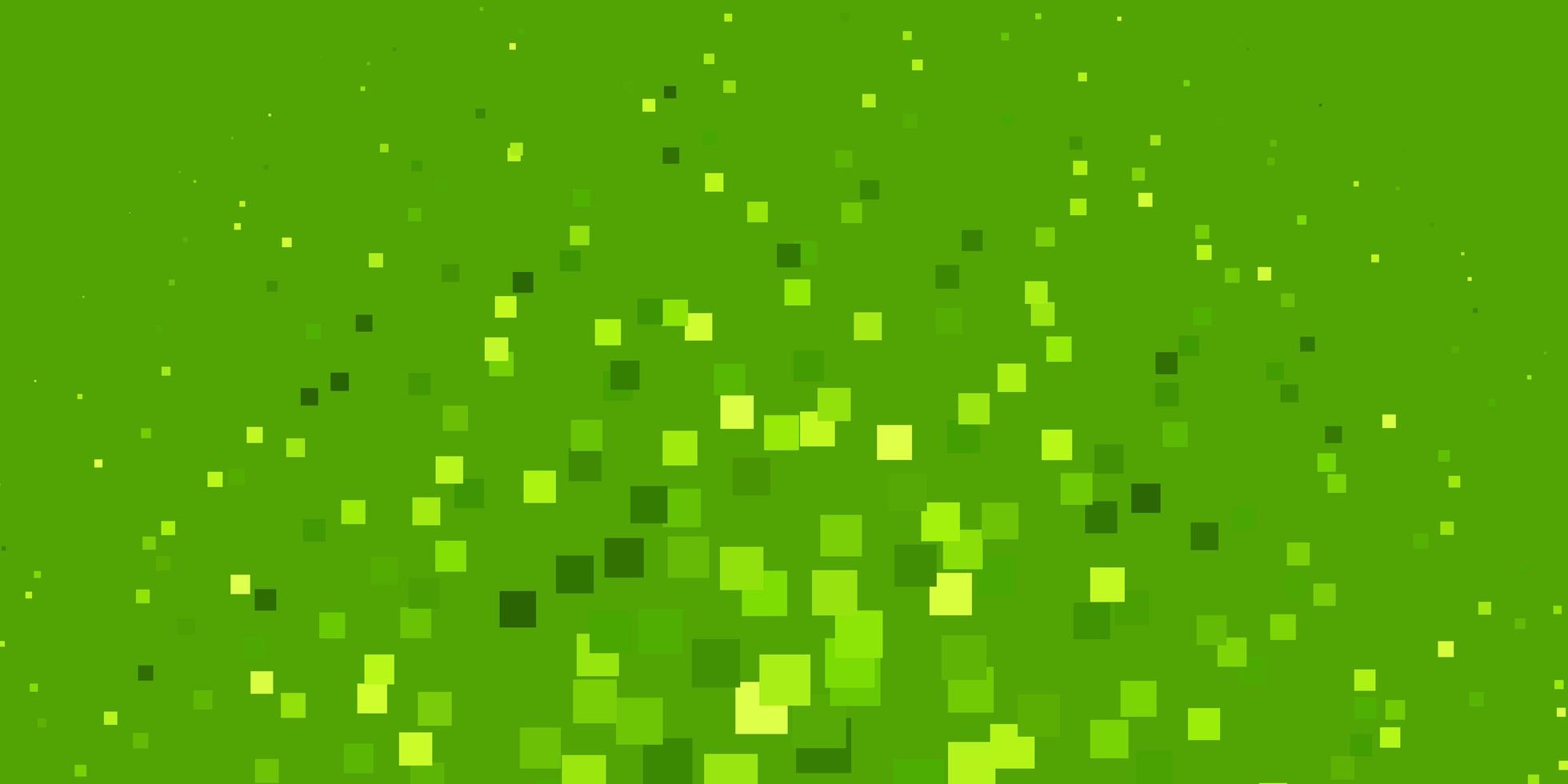 Fondo de vector verde claro, amarillo con rectángulos.